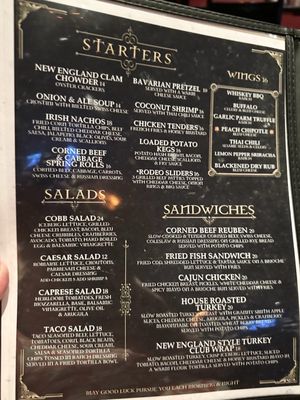 Menu photo 1 The Lansdowne Pub Uncasville, CT