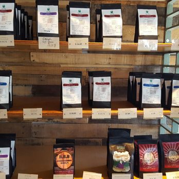 Infusion Coffee & Tea - A nice variety of espresso roasts, where the packages also list the flavor profiles, origin, and when it was rotated. - Coffee & Tea Near Me - Tempe, Arizona