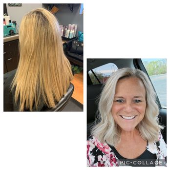 Expressions Salon - Cool summer blonde - Hair Salons Near Me - Kettering, Ohio Expressions Salon - Cool summer blonde - Hair Salons Near Me - Kettering, Ohio