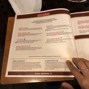 Kona Brewing - Menu - Pubs Near Me - Honolulu, Hawaii
