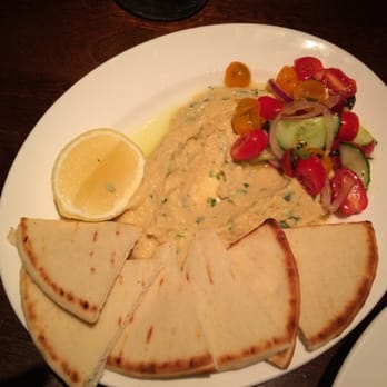 Beatrix - Hummus - perfectly spiced, moist, also refreshing paired with tomato and cucumber saad. - New American Near Me - Chicago, Illinois