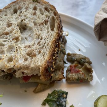 Mediterra Cafe - Grilled Eggplant Sandwich Lunch - Cafes Near Me - Sewickley, Pennsylvania