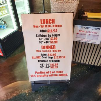Joy Luck Buffet - 7/1/26 - Chinese Near Me - Port Orange, Florida