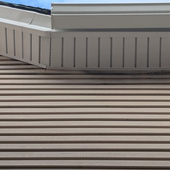 Power Home Remodeling - Gap between gutters and trim siding. Gutters are too large (6 inch) which is typically installed in commercial buildings, - Siding Near Me - Chester, Pennsylvania