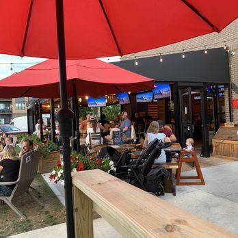 King Jugg Brewing - a patio with tables and umbrellas - Brewpubs Near Me - Fishers, Indiana King Jugg Brewing - a patio with tables and umbrellas - Brewpubs Near Me - Fishers, Indiana