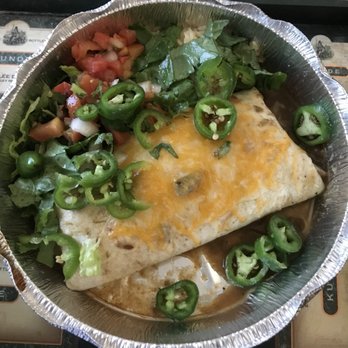 Costa Vida - a burrito in a foil container - Mexican Near Me - South Ogden, Utah