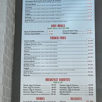 Oscar’s Taco Shop - Menu - Mexican Near Me - Surprise, Arizona Oscar’s Taco Shop - Menu - Mexican Near Me - Surprise, Arizona