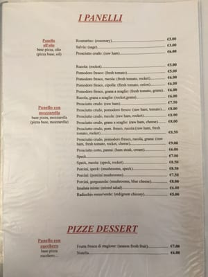 Menu photo 2 Pizzeria Dimicla Loro Ciuffenna, AR