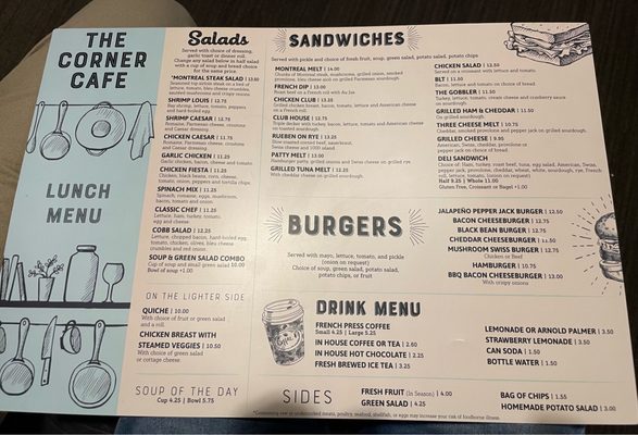 Menu photo 6 Corner Cafe Longview, WA
