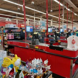 customers at the cash register