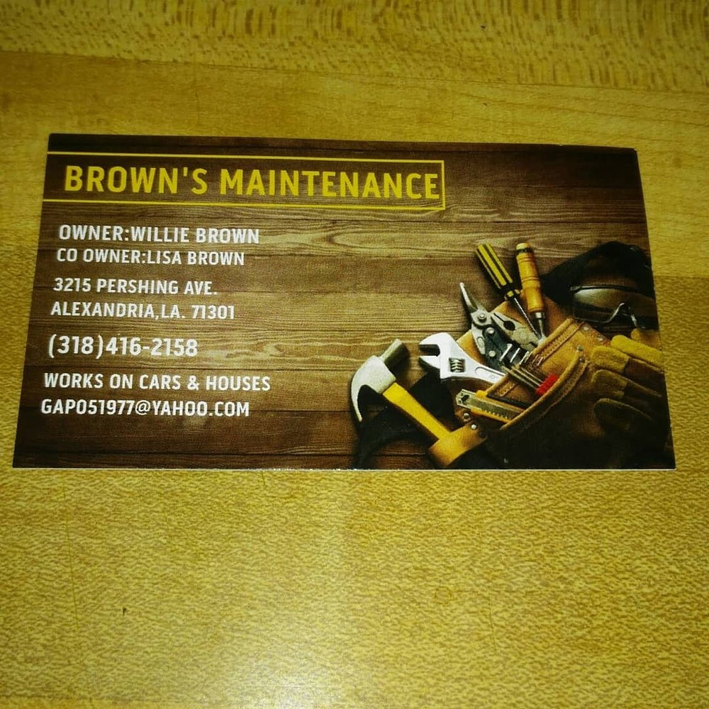 Slide of Brown's Maintenance