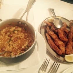 Ai Que Santa - Arroz de feijão com polvo frito