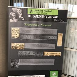 Cleveland State University College of Law - 13 January 2019 - inside the law library.