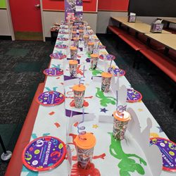 Chuck E. Cheese - Decorations and table settings were very nicely placed and ready upon arrival. Great job!