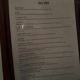 Menu Menu