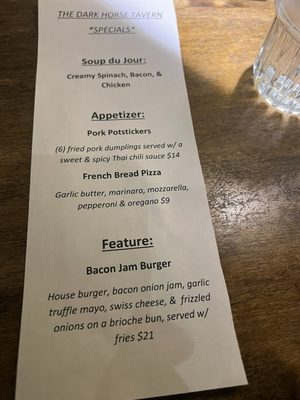 Menu photo 7 Dark Horse Tavern Syracuse, NY Menu photo 7 Dark Horse Tavern Syracuse, NY