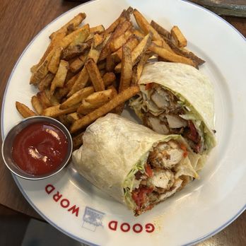 Good Word Brewing & Public House - Spicy Chicken Wrap - Brewpubs Near Me - Duluth, Georgia