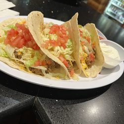 Alpine Lanes and Avalanche Grill - Tuesday Tacos  3 Soft Shells ground beef with side of sour cream & salsa