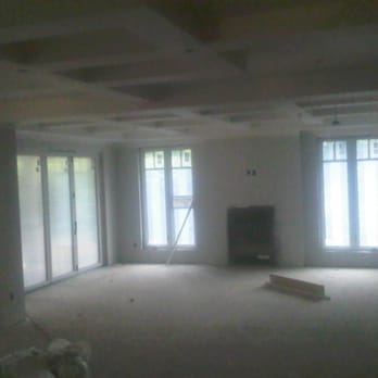 P K Drywall - a living room being remodeled - Drywall Installation & Repair Near Me