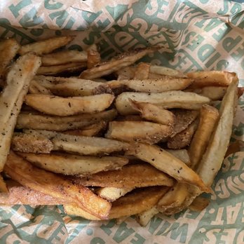 Wingstop - Regular Parmesan fries overdone not good - Chicken Wings Near Me - Derby, Connecticut