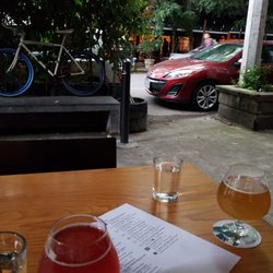 Tasting Room - View from the sidewalk table