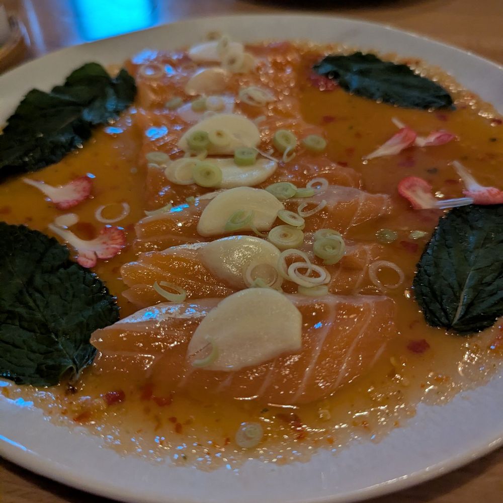 TALAY - Yum Ta Krai Salmon - a must have - Thai Near Me - Orlando, Florida TALAY - Yum Ta Krai Salmon - a must have - Thai Near Me - Orlando, Florida