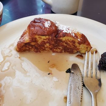 Blackberry Bistro - This is what's left of my great French toast. Tasty! - Breakfast & Brunch Near Me - Oakland, California