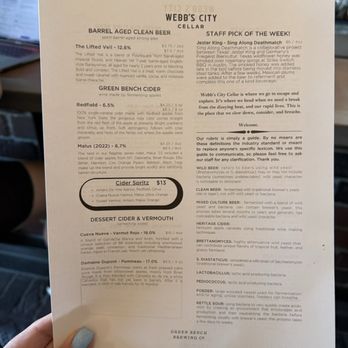 Webb's City Cellar - Menu - Breweries Near Me - Saint Petersburg, Florida Webb's City Cellar - Menu - Breweries Near Me - Saint Petersburg, Florida