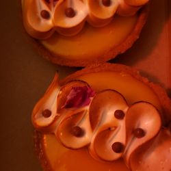 Fleur Bake Shop - Delicate and perfectly balanced, these passion fruit tarts are something special. The little bit of meringue on top... Lagniappe!