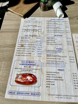 Menu photo 8 Lucky Lobster Co Dunedin, FL