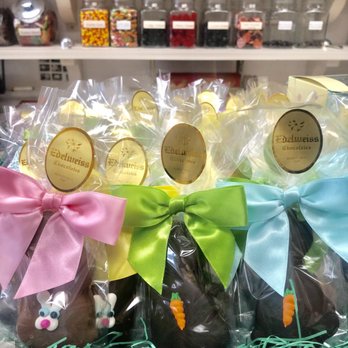 Edelweiss Chocolates - Easter Chocolate goodies ready for gifting - Candy Stores Near Me - Beverly Hills, California Edelweiss Chocolates - Easter Chocolate goodies ready for gifting - Candy Stores Near Me - Beverly Hills, California