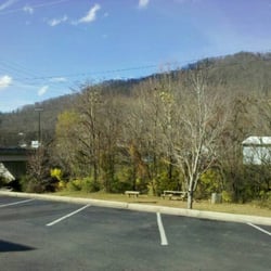 McDonald's - This McDonalds has picnic seating by the creek.