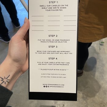 Penn & Beech Candle Co. - Instructions - Candle Stores Near Me - Carmel, Indiana Penn & Beech Candle Co. - Instructions - Candle Stores Near Me - Carmel, Indiana