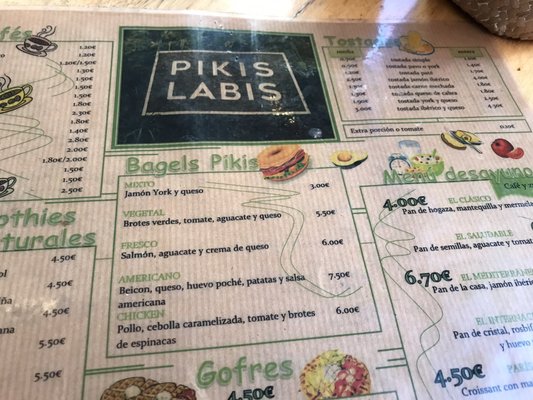 Menu photo 1 Pikislabis Seville, SE