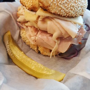 Everything Bagel - Hugeeee bagel sandwich - Bagels Near Me - St. Augustine, Florida