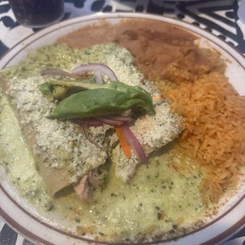 Palacio Cafe - Enchilada suizas (special) - Sandwiches Near Me - Santa Fe, New Mexico