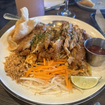 Time Thai Kitchen - Fried chicken pad thai - Thai Near Me - Livermore, California