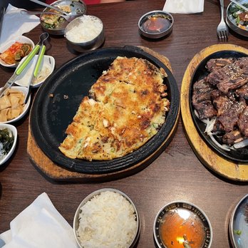 Miga - Banchan, seafood pancake, galbi and corn tea!! - Korean Near Me - Fremont, California