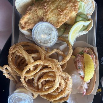the knack - full spread of our food - Seafood Near Me - Orleans, Massachusetts