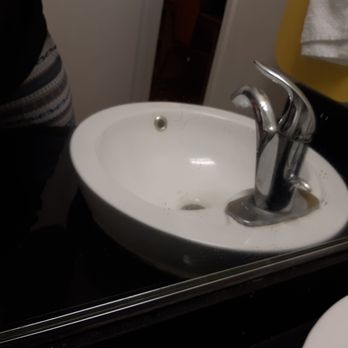 Motel 6 - Dirty mirror was not cleaned Has water marks, grime and hair stuck to it...so nasty - Hotels Near Me - Weed, California Motel 6 - Dirty mirror was not cleaned Has water marks, grime and hair stuck to it...so nasty - Hotels Near Me - Weed, California