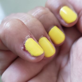 Lovely Nails - The lines on the edge of the pinky nail are on all the nails. - Nail Salons Near Me - Burbank, California Lovely Nails - The lines on the edge of the pinky nail are on all the nails. - Nail Salons Near Me - Burbank, California