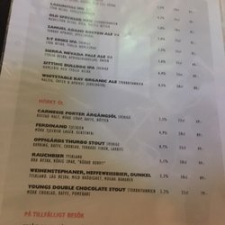 Gloria's - Light beer and dark beer - great way to categorize beer
