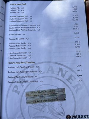 Menu photo 1 Paulaner am Dom Lübeck, SH Menu photo 1 Paulaner am Dom Lübeck, SH