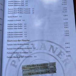 Paulaner am Dom - Getränkekarte