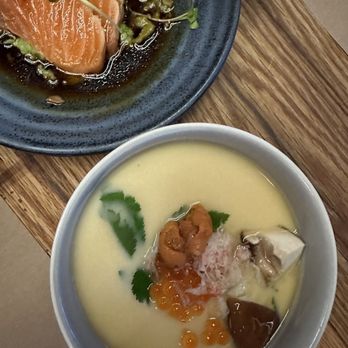 nonono - Salmon Tataki and chawanmushi - Izakaya Near Me - New York, New York