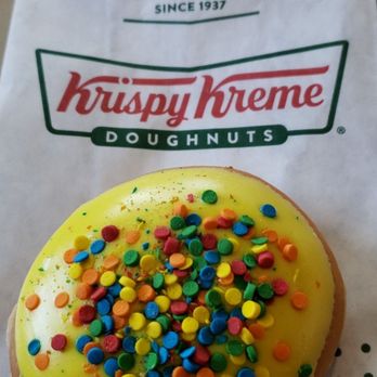 Krispy Kreme - Birthday cake batter - Donuts Near Me - Orange, California Krispy Kreme - Birthday cake batter - Donuts Near Me - Orange, California