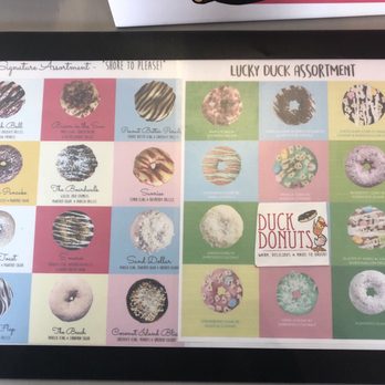 Duck Donuts - The menu. - Donuts Near Me - Irvine, California
