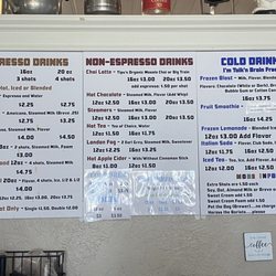 Shoppe On Main - Menu