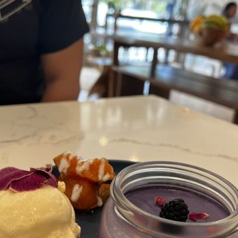 Fig & Ginger - Ube panacotta. This one - Breakfast & Brunch Near Me - Honolulu, Hawaii