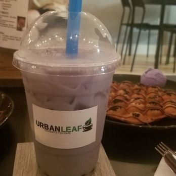 Urban Leaf Cafe - Taro bubble tea - Desserts Near Me - Nutley, New Jersey Urban Leaf Cafe - Taro bubble tea - Desserts Near Me - Nutley, New Jersey